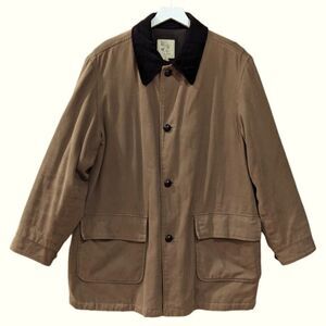 VTG Brooks Brothers Outerwear Corduroy Brown Barn Coat Field Jacket Men's Large
